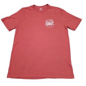 Izod Saltwater Pink Salmon Men's T-Shirt Size L